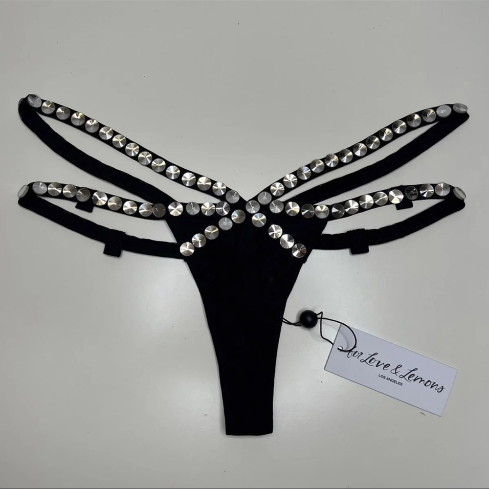 VS x For Love & Lemons Jackpot Thong Medium